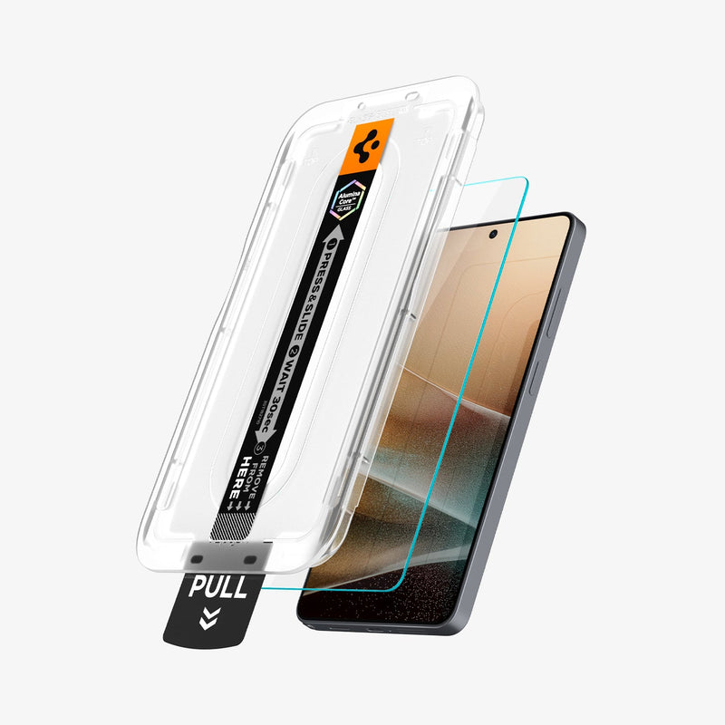 Galaxy S26 Ultra შუშა ეკრანის დამცავი შავი კანტების გარეშე