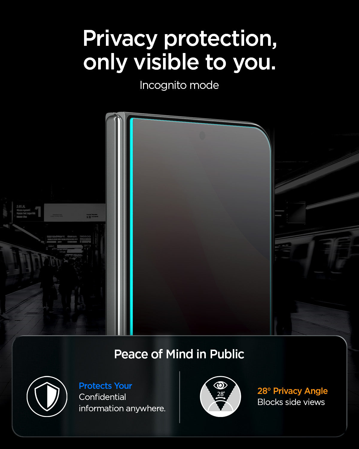 iPhone Duo Privacy ბრონი Spigen GLAS.tR EZ Fit Pro HD AC