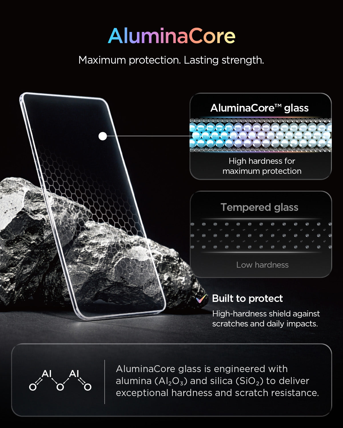 iPhone Duo პრემიუმ ბრონი Spigen GLAS.tR EZ Fit AC