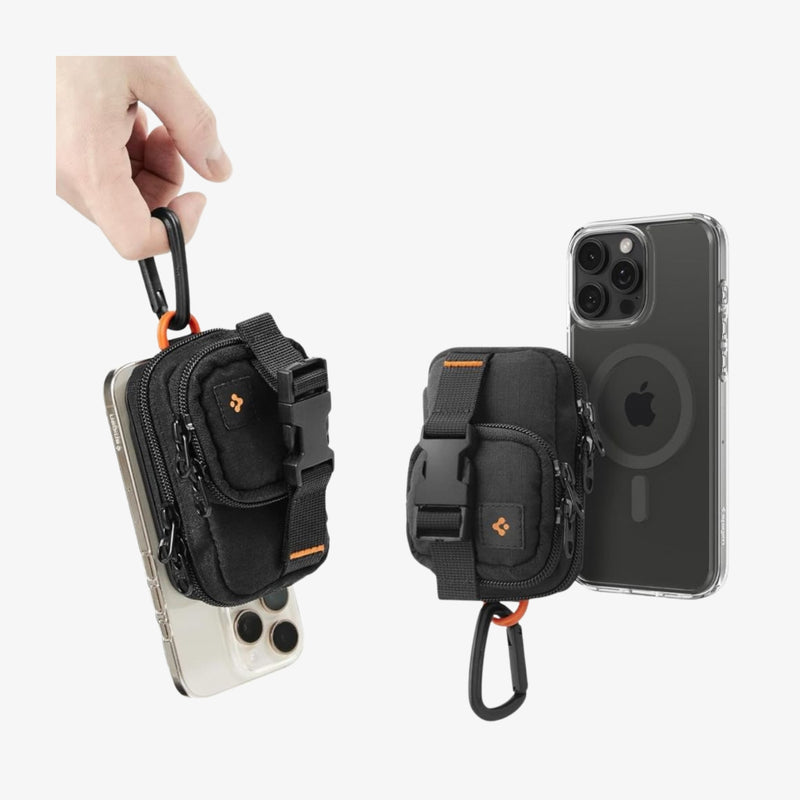 Spigen Snap Zip MagSafe Card Holder – მაგნიტური პრემიუმ კლასის საფულე , მაგსეიფ აქსესუარი