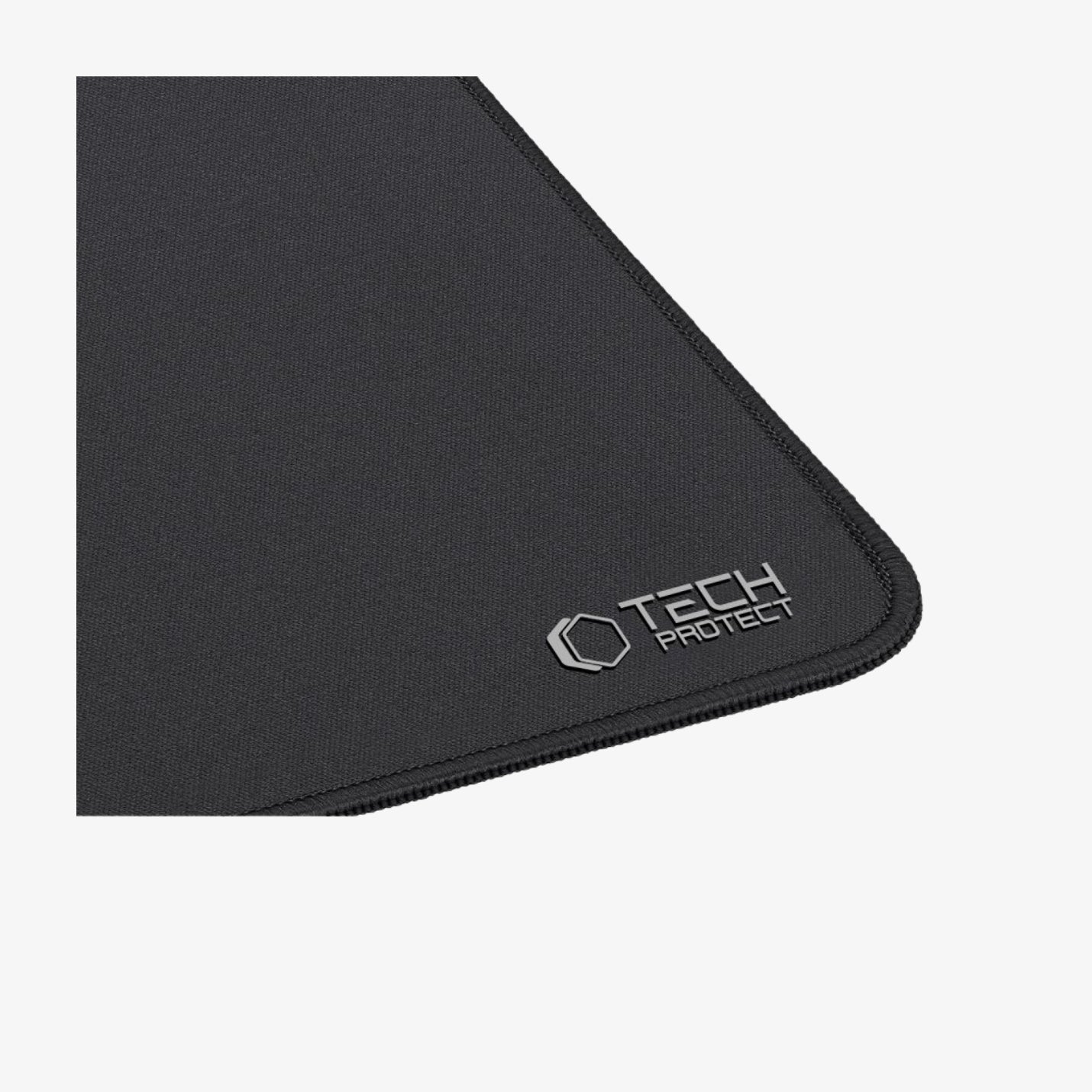 მყარი და კომფორტული მაუსის დასადები Tech-Protect A100 – შავი მაუს პადი 35x25 სმ ზომით.