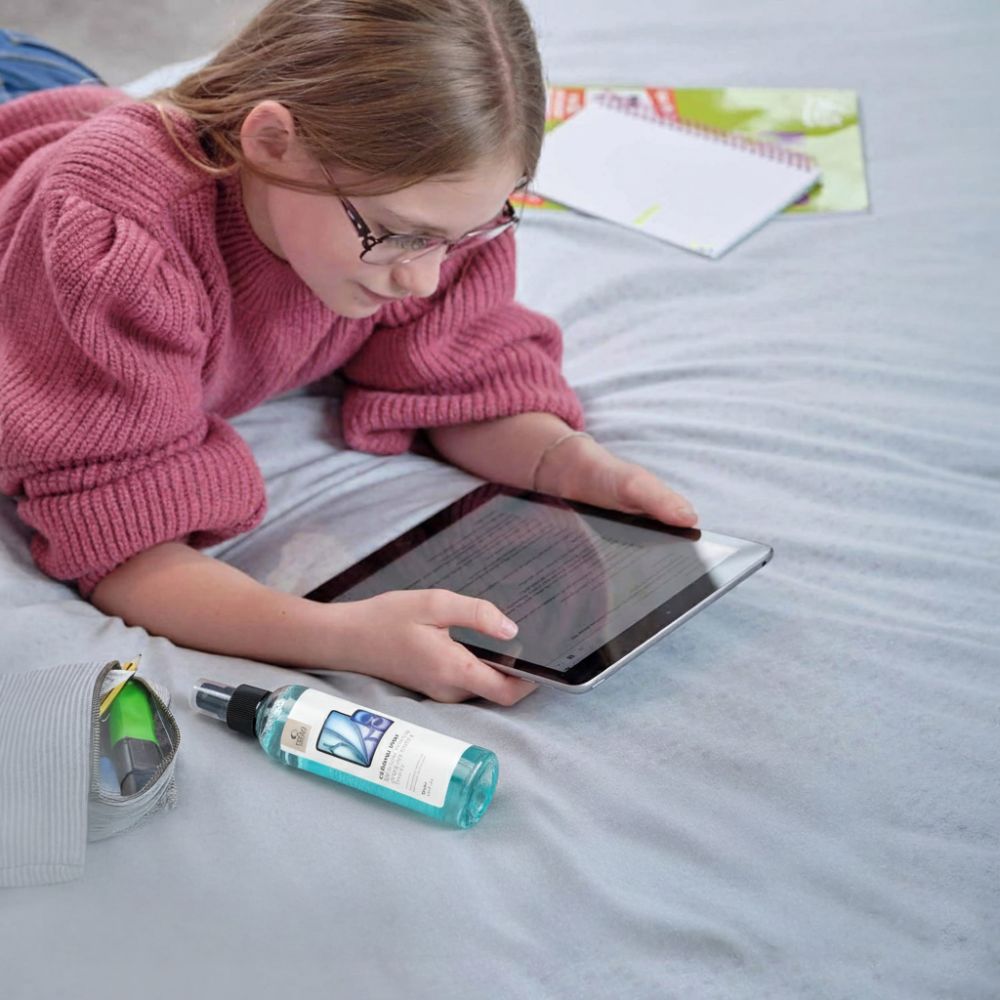 TECH-PROTECT ეკო სპრეი სმარტფონის, ტაბლეტის, ლეპტოპის და სხვა ჭკვიანი მოწყობილობების ეკრანებისვის – 200 მლ სისუფთავე და ჰიგიენა ერთ ბოთლში.