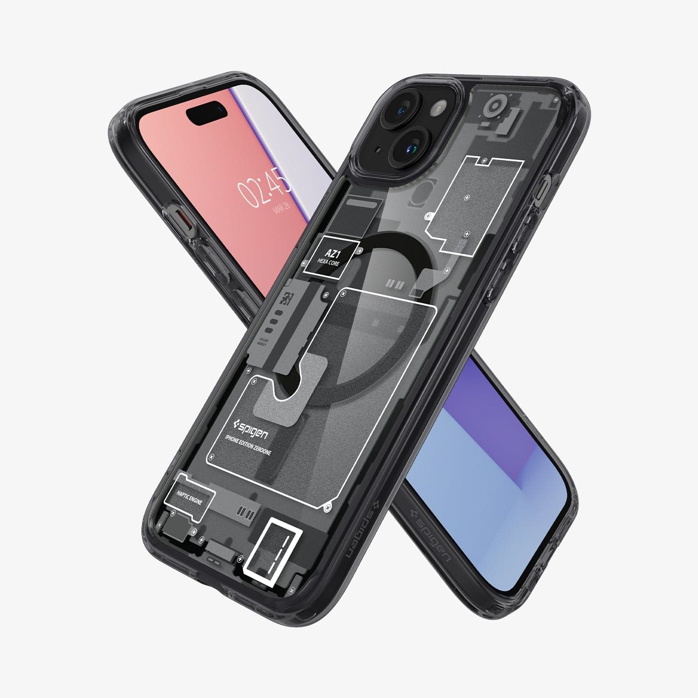 ქეისი Spigen Zero One With MagSafe iPhone 15 - განსხვავებული ჩასადები პრემიუმ კლასის მასალით, Spigen Zero One With MagSafe iPhone 15 Case - a unique case with premium materials