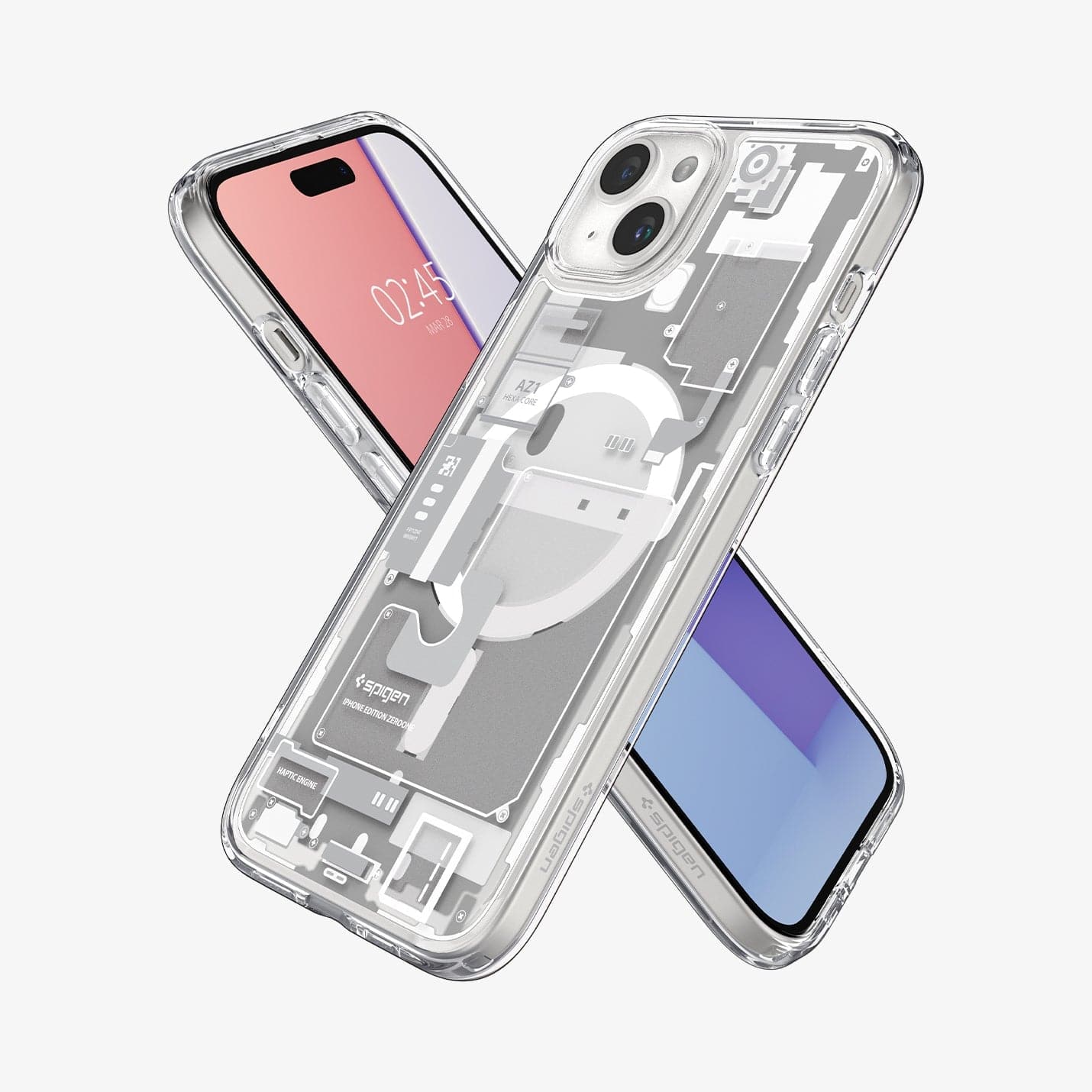 ქეისი Spigen Zero One With MagSafe iPhone 15 Plus - განსხვავებული ჩასადები პრემიუმ კლასის მასალით, Spigen Zero One With MagSafe iPhone 15 Plus Case - a unique case with premium materials