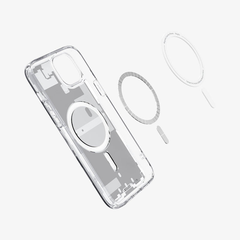 ქეისი Spigen Zero One With MagSafe iPhone 15 Plus - განსხვავებული ჩასადები პრემიუმ კლასის მასალით, Spigen Zero One With MagSafe iPhone 15 Plus Case - a unique case with premium materials