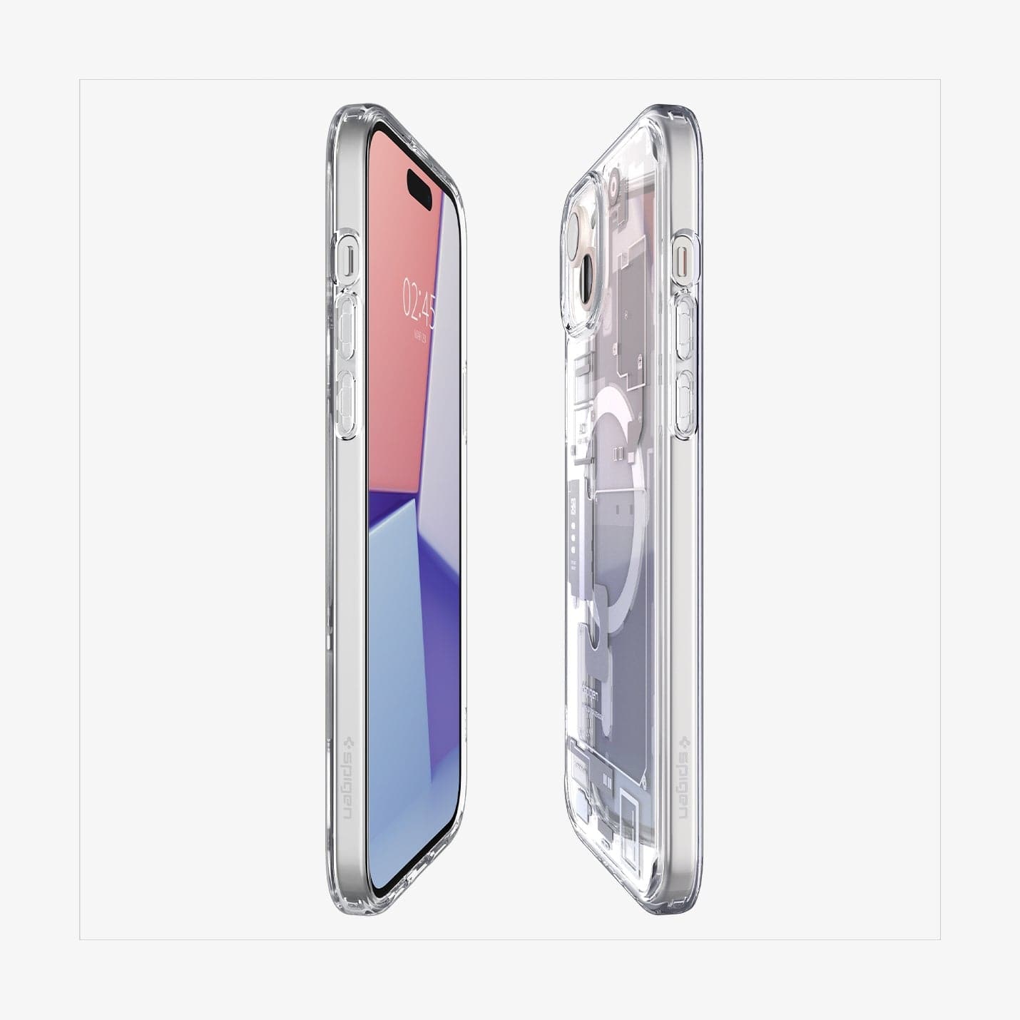 ქეისი Spigen Zero One With MagSafe iPhone 15 Plus - განსხვავებული ჩასადები პრემიუმ კლასის მასალით, Spigen Zero One With MagSafe iPhone 15 Plus Case - a unique case with premium materials