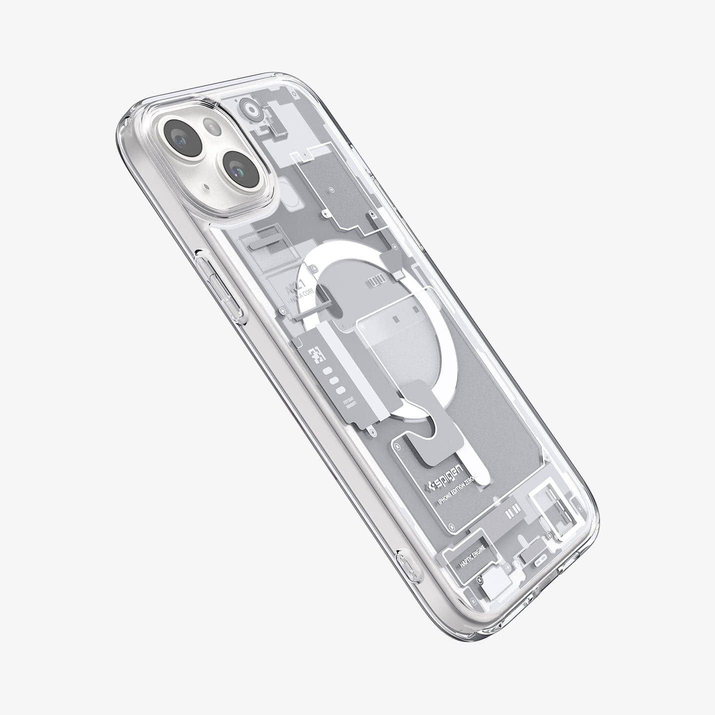 ქეისი Spigen Zero One With MagSafe iPhone 15 Plus - განსხვავებული ჩასადები პრემიუმ კლასის მასალით, Spigen Zero One With MagSafe iPhone 15 Plus Case - a unique case with premium materials