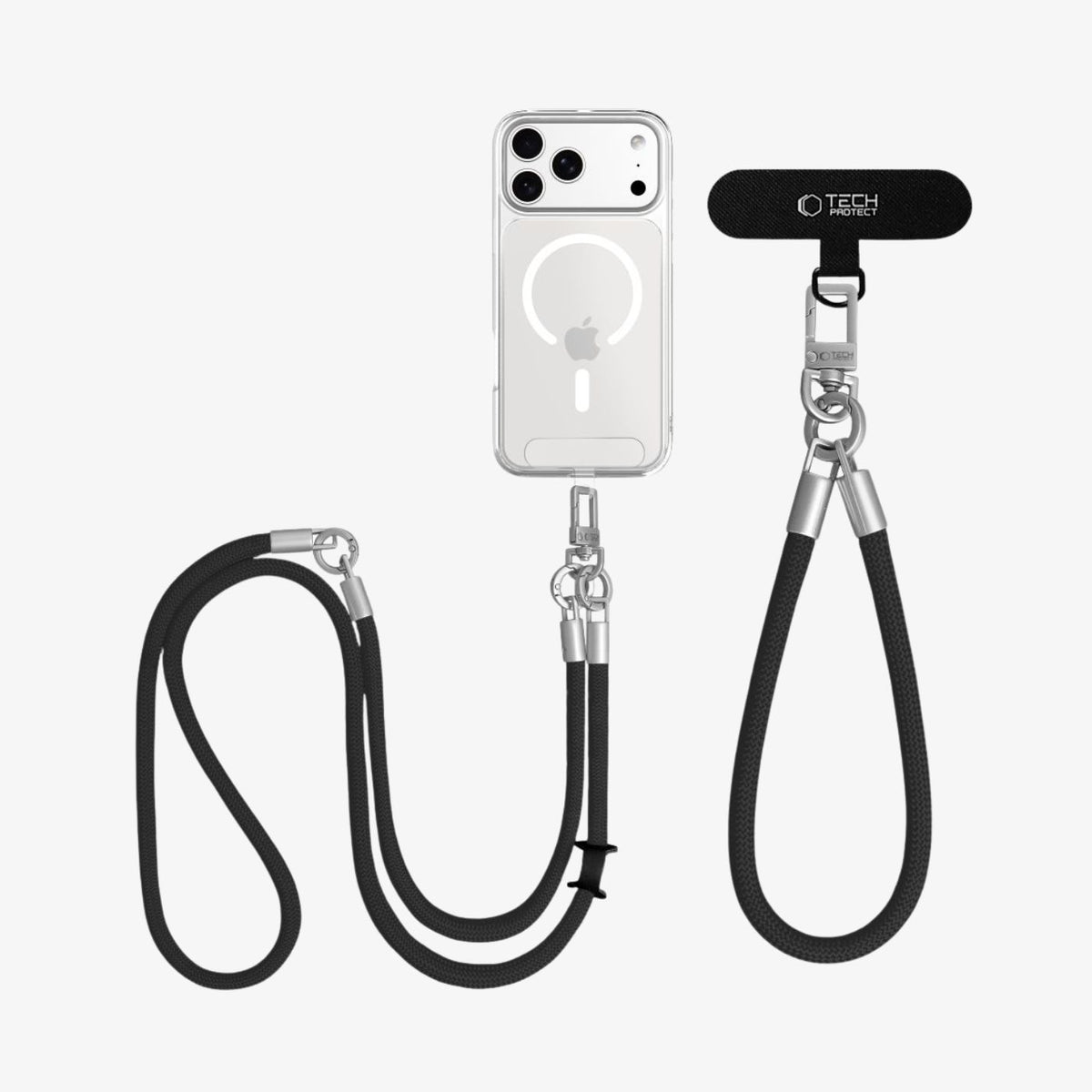 Tech-Protect C10S Rope Crossbody ტელეფონის ჩასამოსაკიდებელი თოკი
