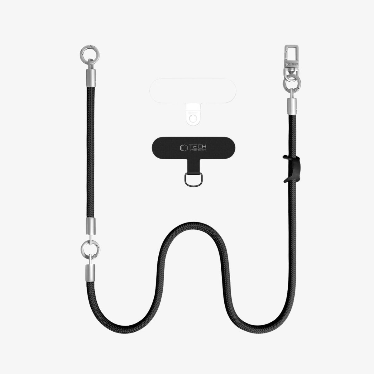 Tech-Protect C10S Rope Crossbody & Wrist ტელეფონის საკიდი თოკი