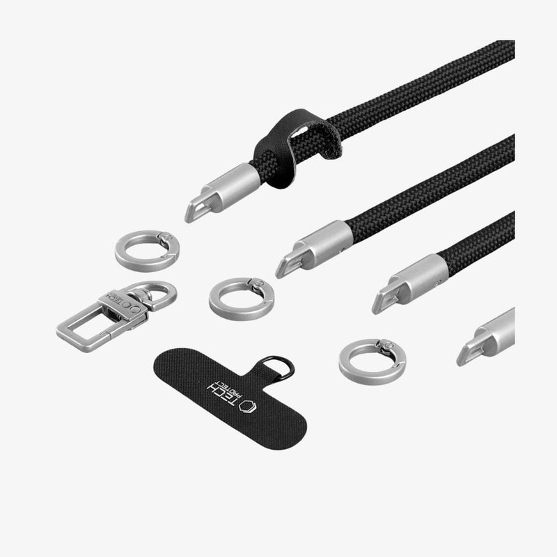 Tech-Protect C10S Rope ტელეფონის თოკი მხარზე გადასაკიდებლად